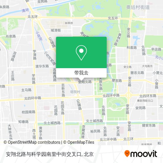 安翔北路与科学园南里中街交叉口地图