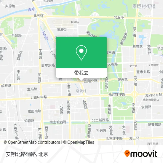 安翔北路辅路地图