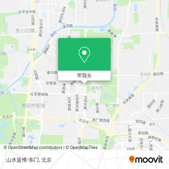 山水蓝维-东门地图
