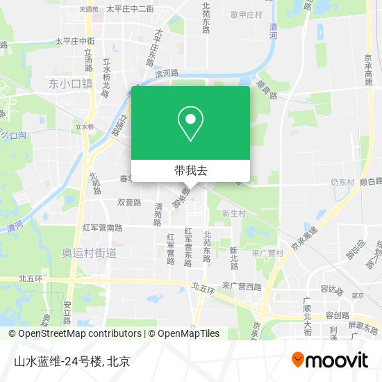 山水蓝维-24号楼地图