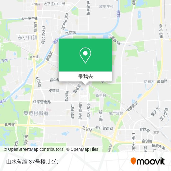 山水蓝维-37号楼地图