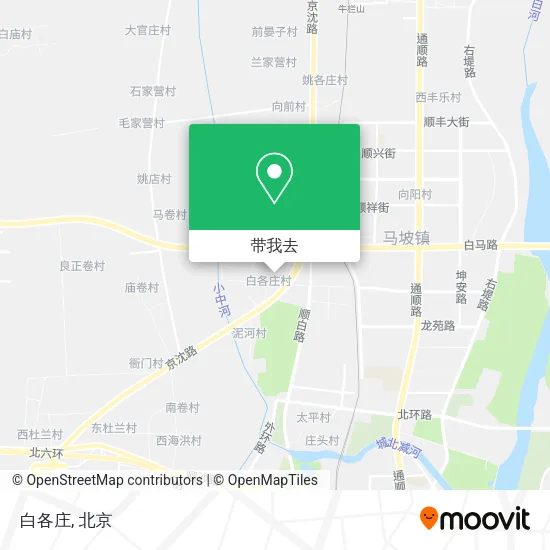 白各庄地图