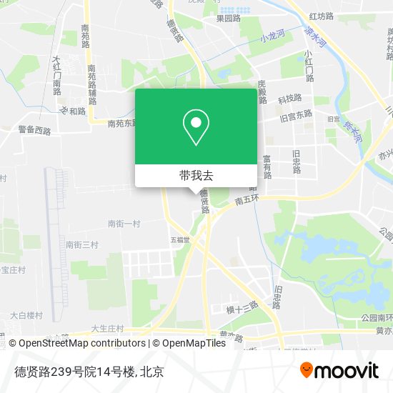 德贤路239号院14号楼地图