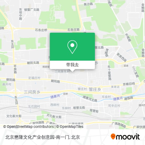 北京懋隆文化产业创意园-南一门地图
