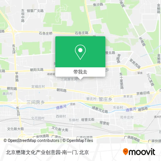 北京懋隆文化产业创意园-南一门地图