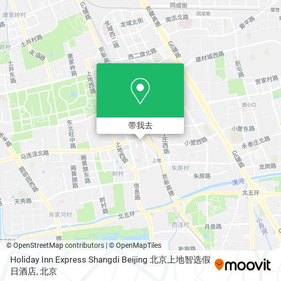 Holiday Inn Express Shangdi Beijing 北京上地智选假日酒店地图