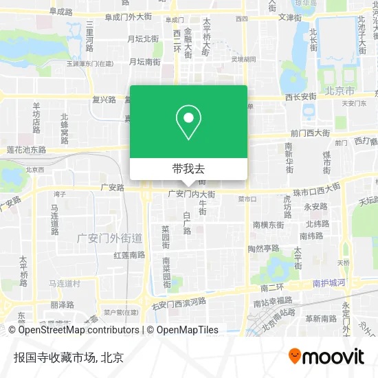 报国寺收藏市场地图