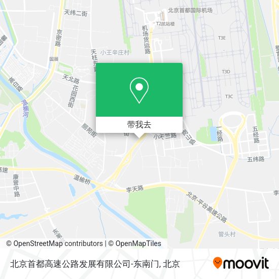 北京首都高速公路发展有限公司-东南门地图