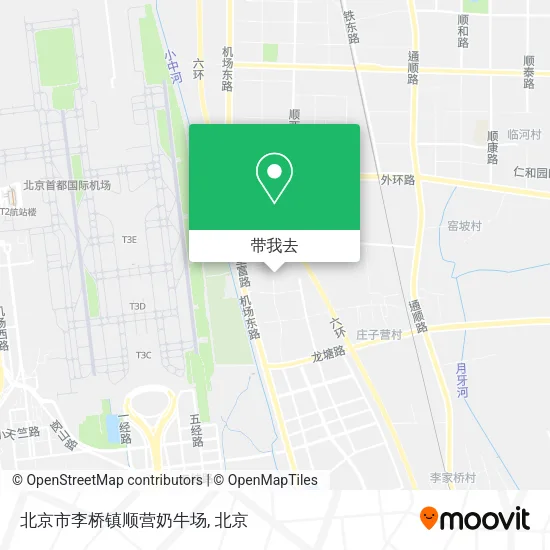 北京市李桥镇顺营奶牛场地图