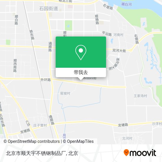 北京市顺天宇不锈钢制品厂地图