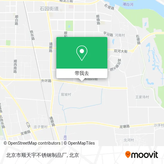 北京市顺天宇不锈钢制品厂地图