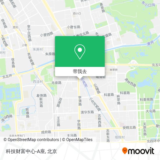 科技财富中心-A座地图