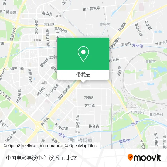 中国电影导演中心-演播厅地图