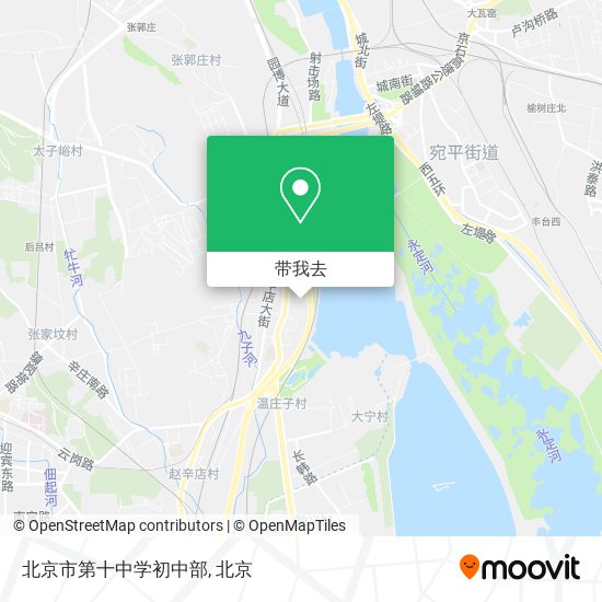北京市第十中学初中部地图