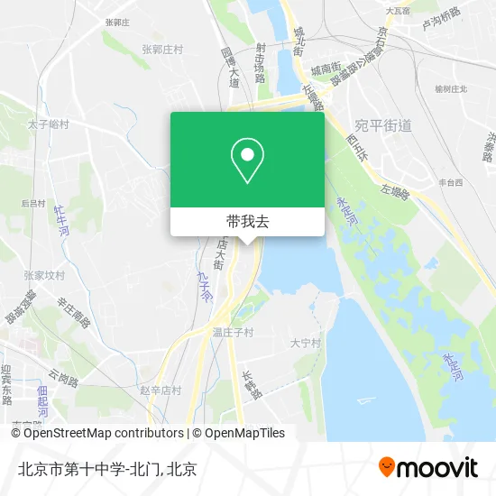 北京市第十中学-北门地图