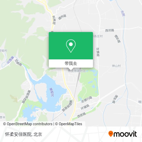 怀柔安佳医院地图