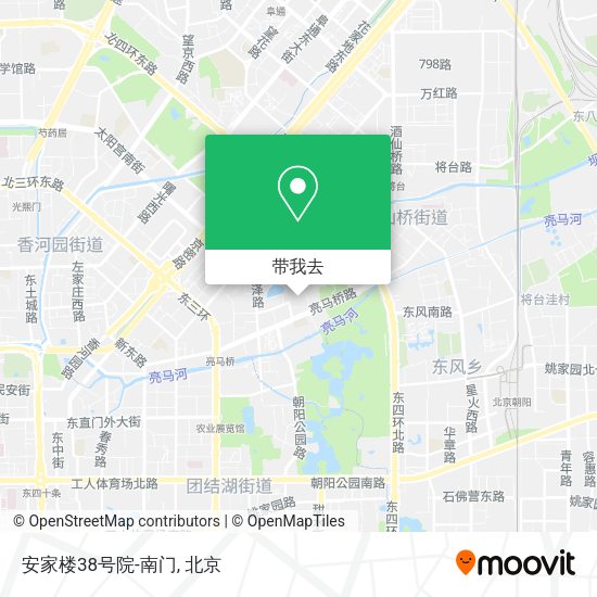 安家楼38号院-南门地图