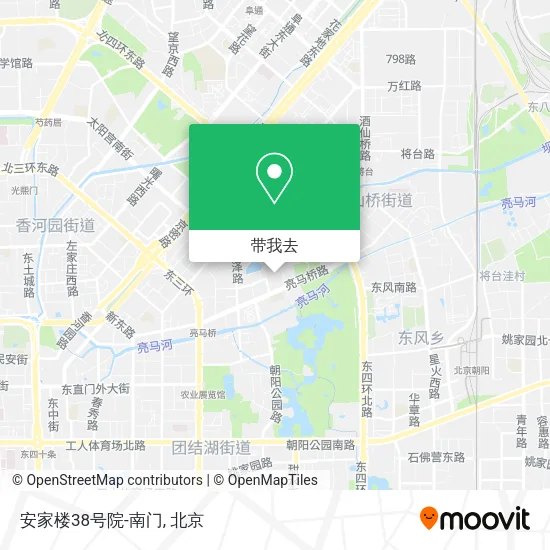 安家楼38号院-南门地图