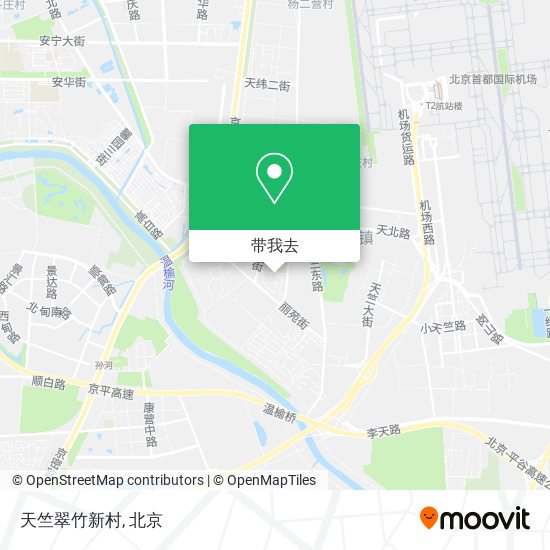 天竺翠竹新村地图