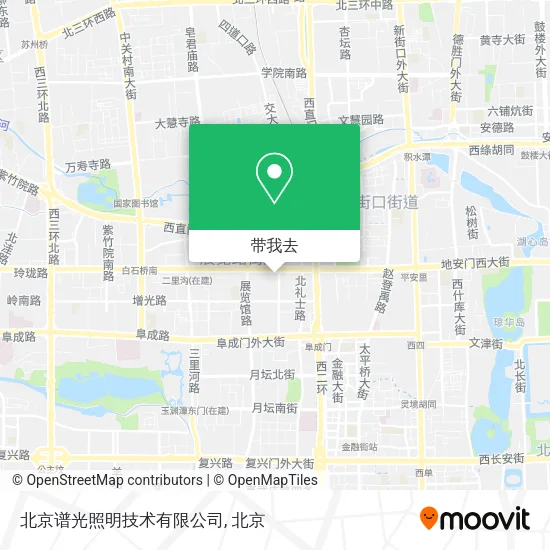 北京谱光照明技术有限公司地图