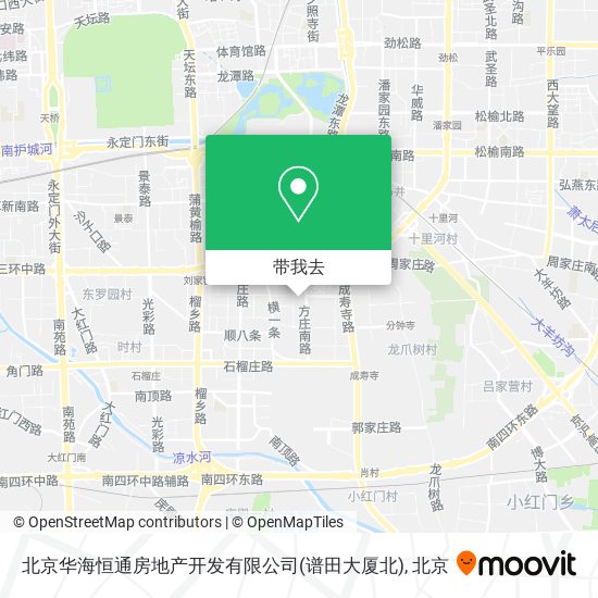 北京华海恒通房地产开发有限公司(谱田大厦北)地图