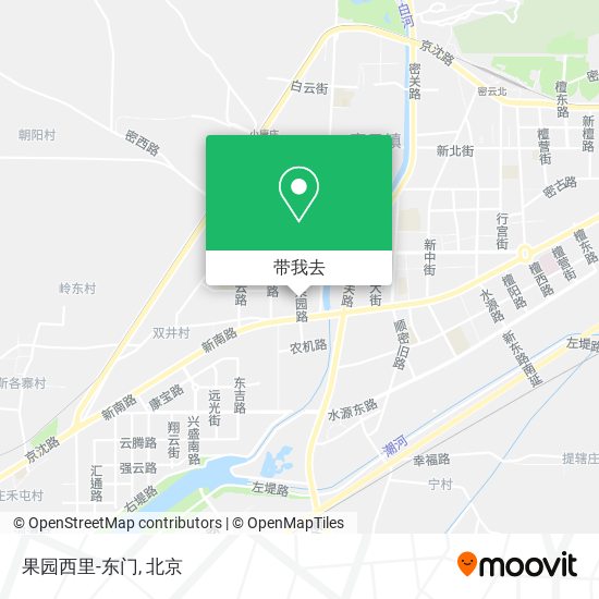 果园西里-东门地图
