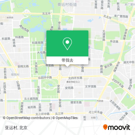 亚运村地图