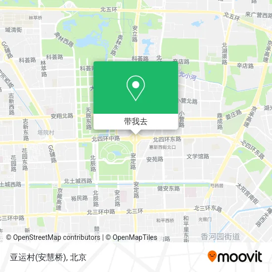 亚运村(安慧桥)地图