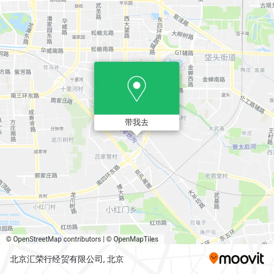 北京汇荣行经贸有限公司地图