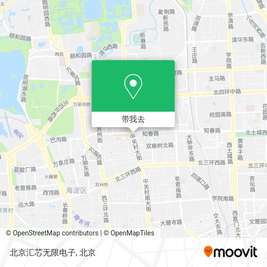 北京汇芯无限电子地图