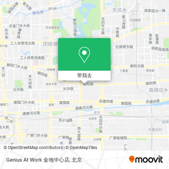 Genius  At Work 金地中心店地图
