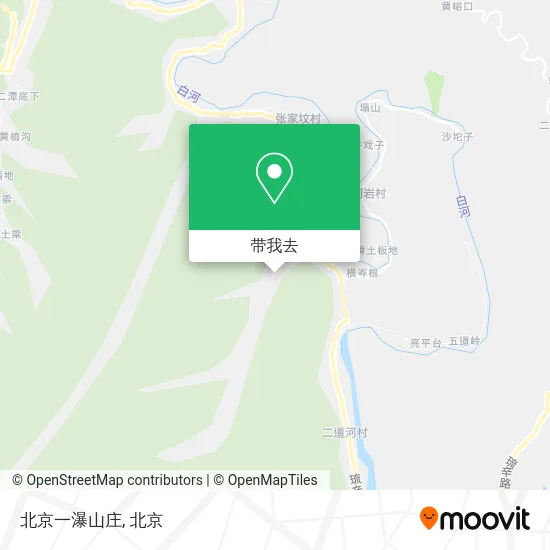 北京一瀑山庄地图