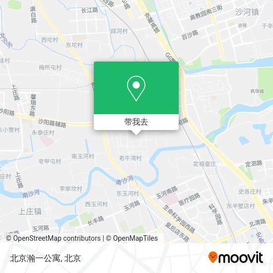 北京瀚一公寓地图