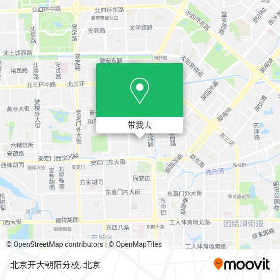 北京开大朝阳分校地图