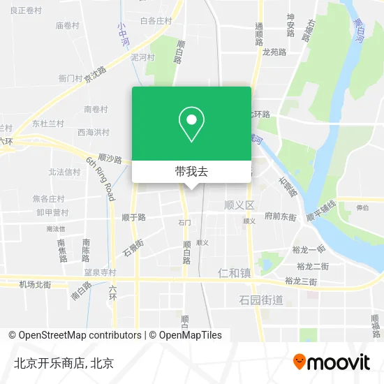 北京开乐商店地图