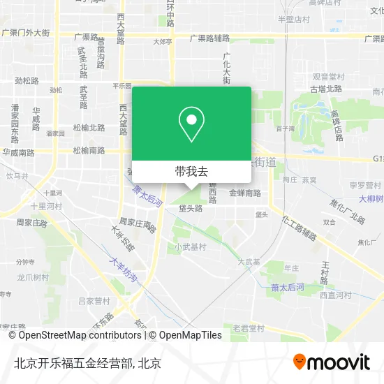 北京开乐福五金经营部地图