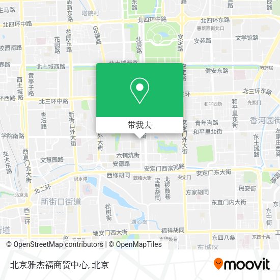 北京雅杰福商贸中心地图