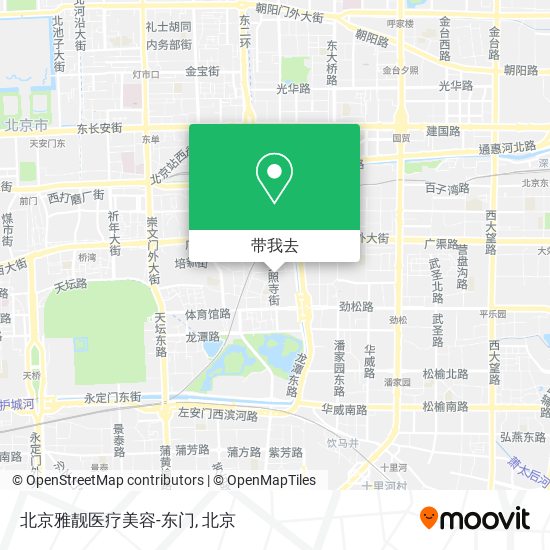北京雅靓医疗美容-东门地图
