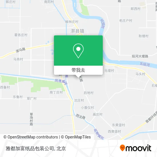 雅都加富纸品包装公司地图