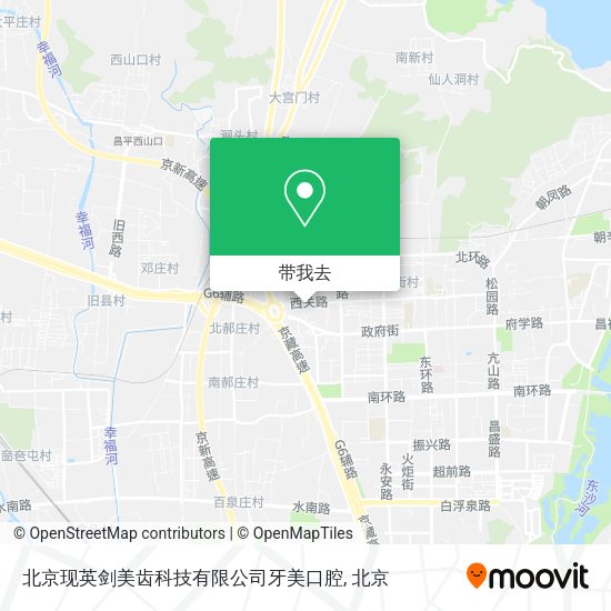 北京现英剑美齿科技有限公司牙美口腔地图