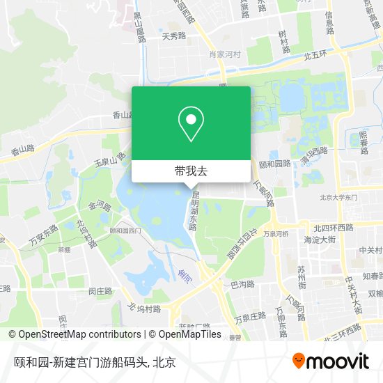 颐和园-新建宫门游船码头地图