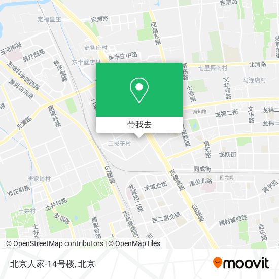 北京人家-14号楼地图