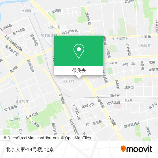 北京人家-14号楼地图