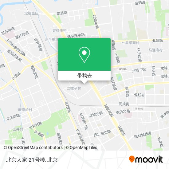 北京人家-21号楼地图