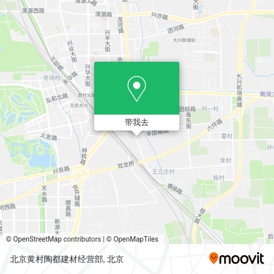 北京黄村陶都建材经营部地图