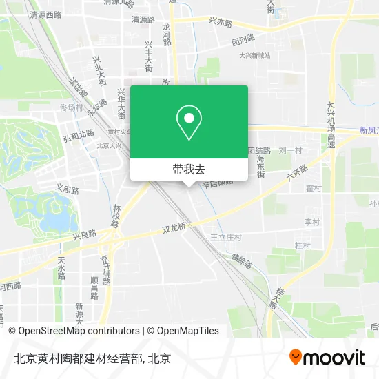 北京黄村陶都建材经营部地图