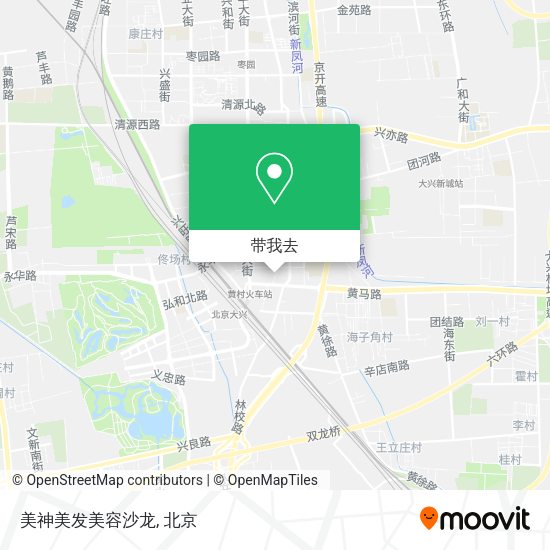 美神美发美容沙龙地图