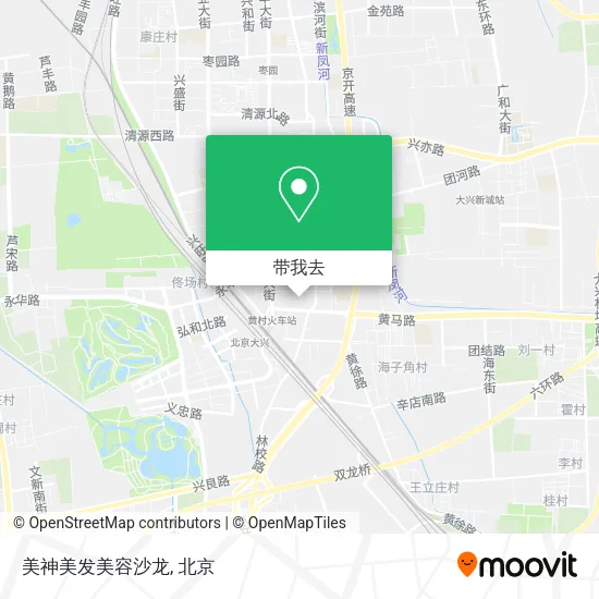 美神美发美容沙龙地图
