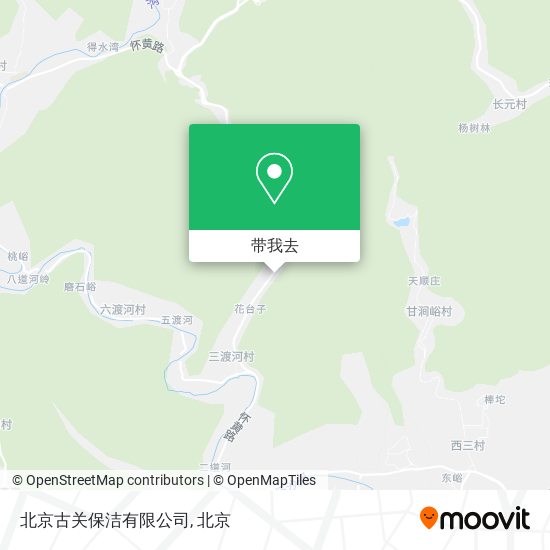 北京古关保洁有限公司地图
