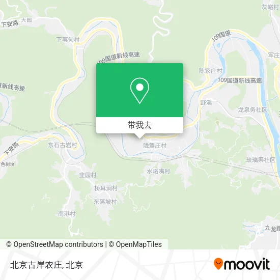 北京古岸农庄地图